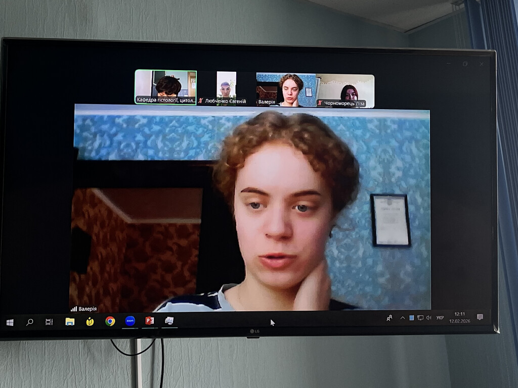 Продовжує свою роботу студентський науковий гурток кафедри гістології, цитології та ембріології