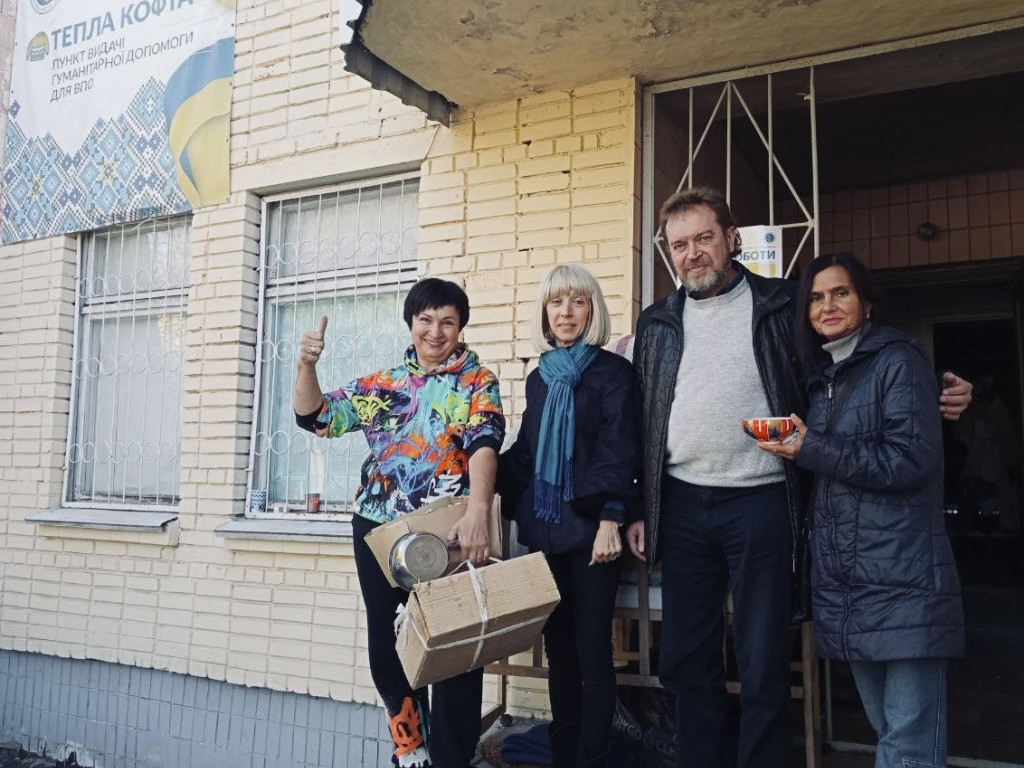 Викладачі кафедри гістології, цитології та ембріології відвідали пункт підтримки тимчасово переміщених осіб