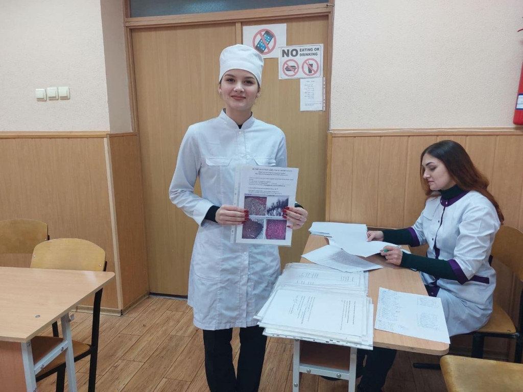 Чергова сходинка подолана: здобувачі освіти 2 курсу медичного факультету №1, №2 та міжнародного факультету успішно склали екзамен з гістології, цитології та ембріології