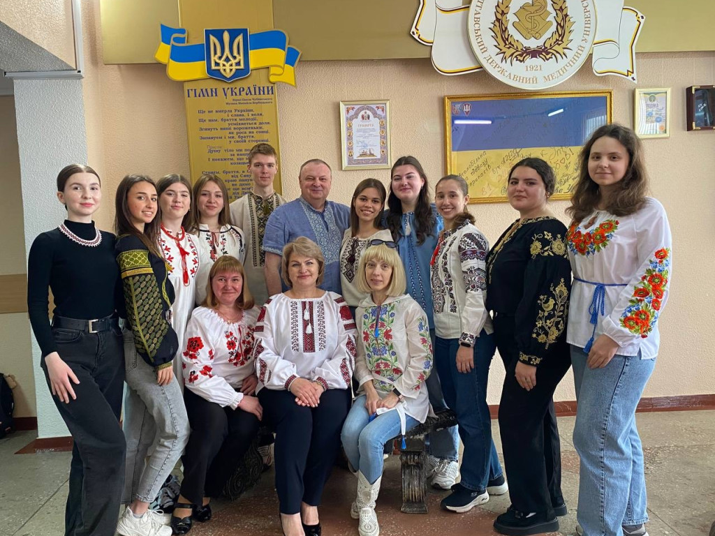 Кафедра гістології, цитології та ембріології провела виховний захід до дня вишиванки